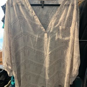 XXL Maurice's 3/4 Sleeve Blouse